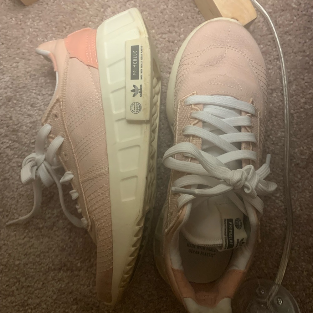 Pink Adidas Shoes Size 6